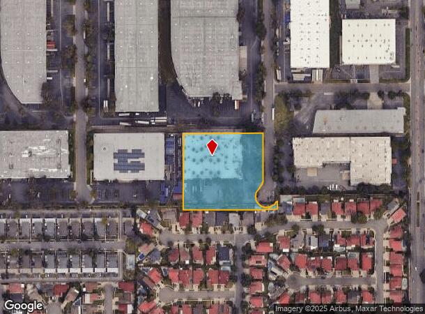  16205 Distribution Way, Cerritos, CA Parcel Map