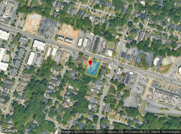  208 E Stone Ave, Greenville, SC Parcel Map