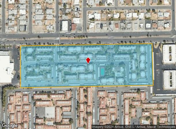  1655 E Sahara Ave, Las Vegas, NV Parcel Map