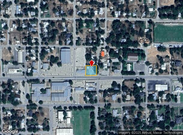  702 W Wallace St, San Saba, TX Parcel Map