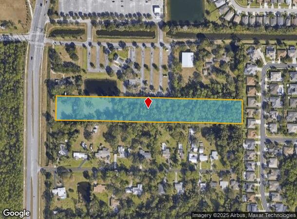  3185 Minton Rd, Melbourne, FL Parcel Map