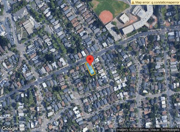  1716 Rose St, Berkeley, CA Parcel Map