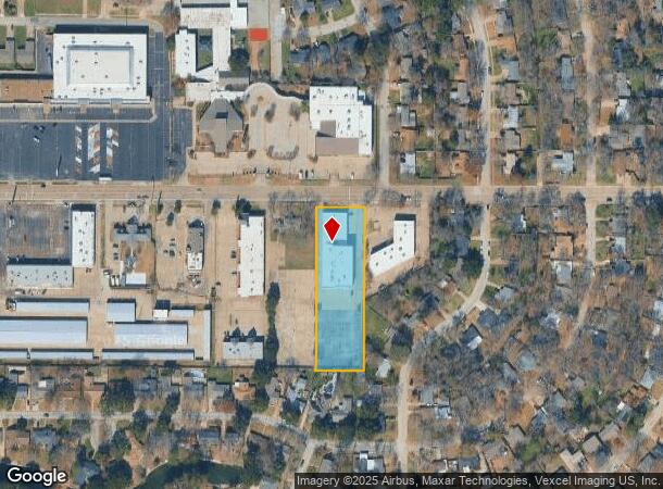  2200 W Park Row Dr, Pantego, TX Parcel Map