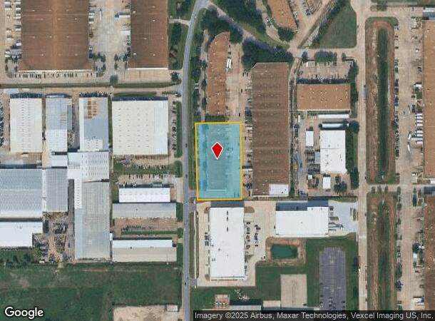 7110 Brittmoore Rd, Houston, TX Parcel Map