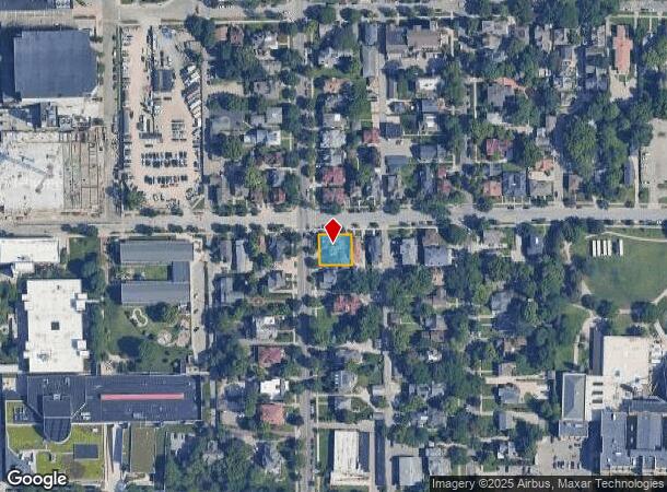  166 Lafayette Ave Ne, Grand Rapids, MI Parcel Map