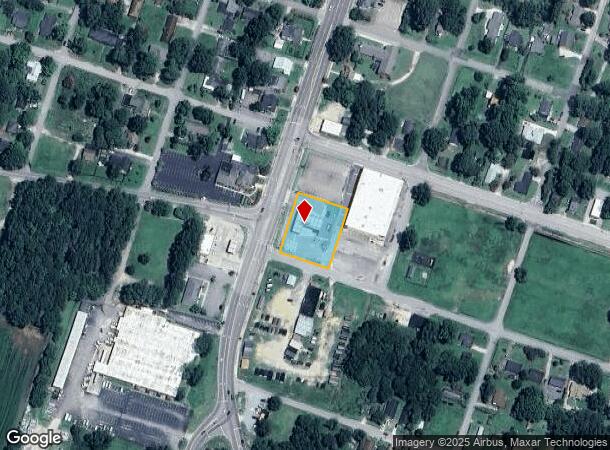 1307 S Main St, Lillington, NC Parcel Map