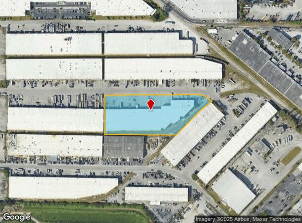 9202 Nw 101St St, Medley, FL Parcel Map