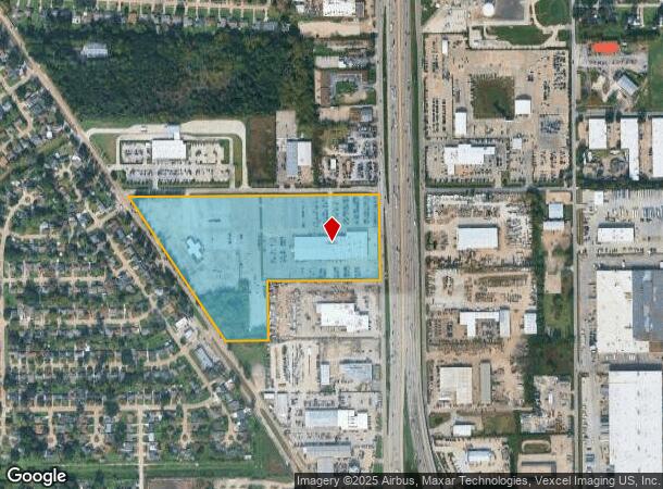  8477 North Fwy, Houston, TX Parcel Map