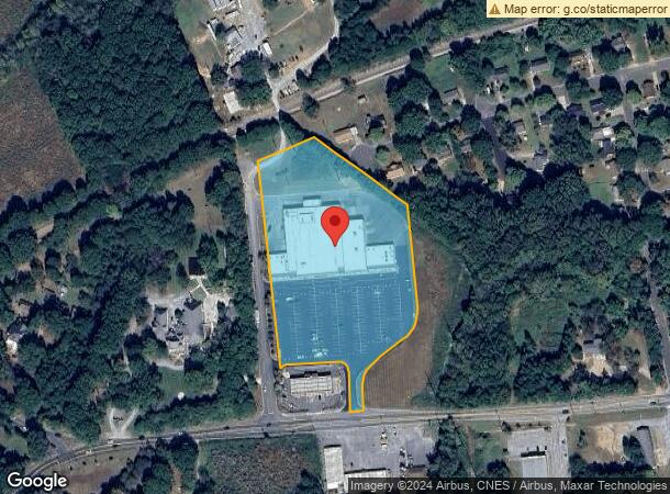  1664 W Franklin St, Monroe, NC Parcel Map