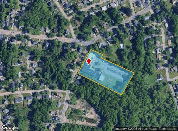 596 Summer St, Brockton, MA Parcel Map