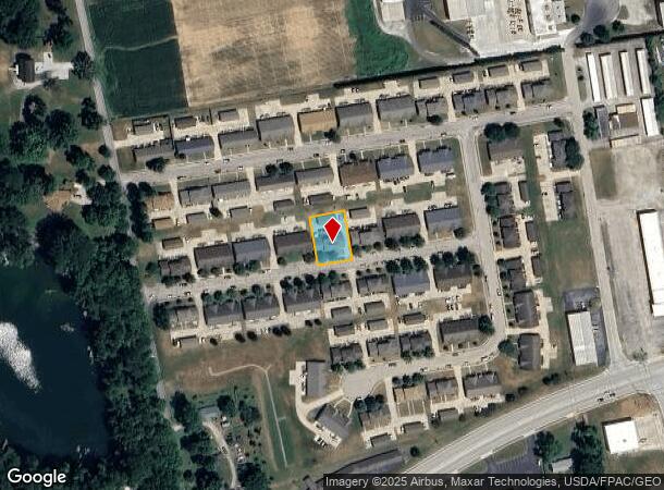 1140 Van Way, Piqua, OH Parcel Map