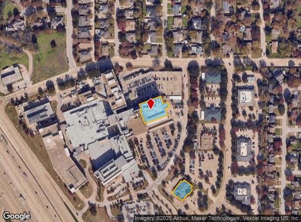  1600 W College St, Grapevine, TX Parcel Map