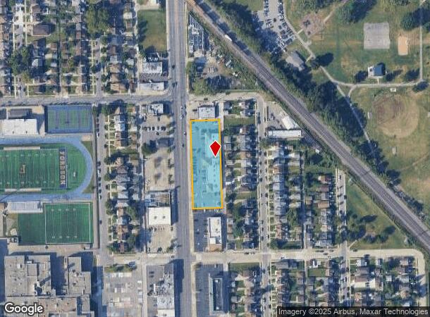 5838 Schaefer Rd, Dearborn, MI Parcel Map