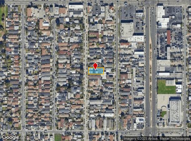 10926 S Grevillea Ave, Inglewood, CA Parcel Map
