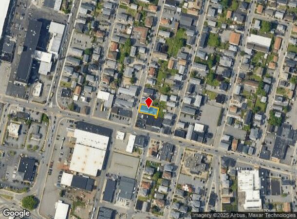  25 Orange St, Fall River, MA Parcel Map