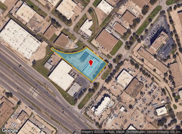 1133 Empire Central Dr, Dallas, TX Parcel Map