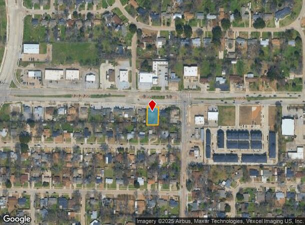  1828 E Abram St, Arlington, TX Parcel Map