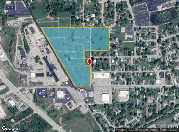  Teke Burton Dr, Mitchell, IN Parcel Map