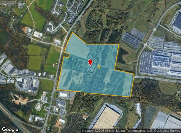  16650 Halfway Blvd, Hagerstown, MD Parcel Map