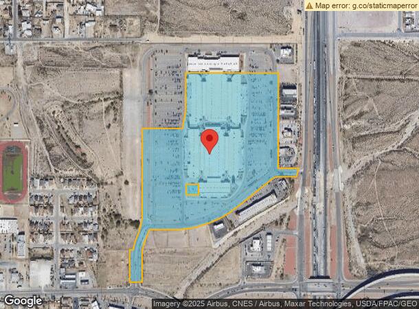  7051 S Desert Blvd, Canutillo, TX Parcel Map