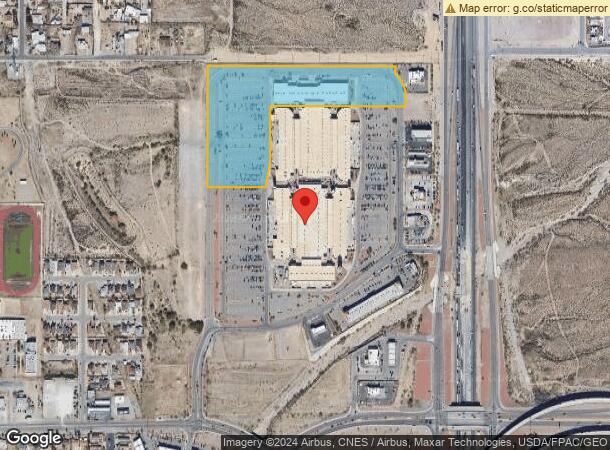  7051 S Desert Blvd, Canutillo, TX Parcel Map