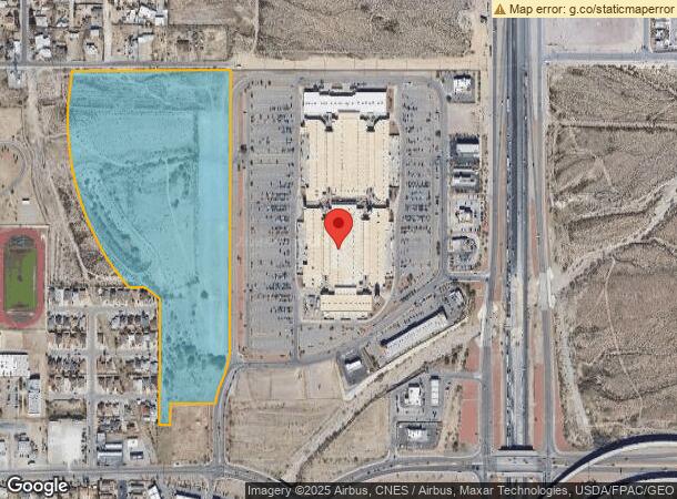  7051 S Desert Blvd, El Paso, TX Parcel Map