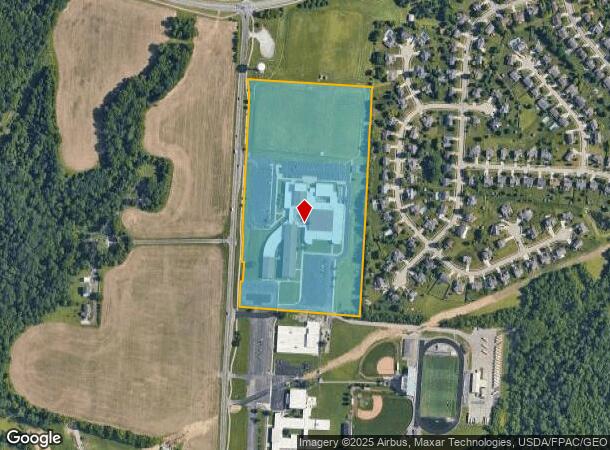  3757 Upper Bellbrook Rd, Bellbrook, OH Parcel Map