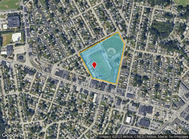  35 Flint Ave, Cranston, RI Parcel Map