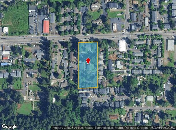  12540 Se Foster Rd, Portland, OR Parcel Map