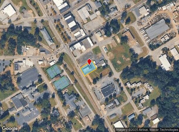 208 S Main St, Belton, SC Parcel Map
