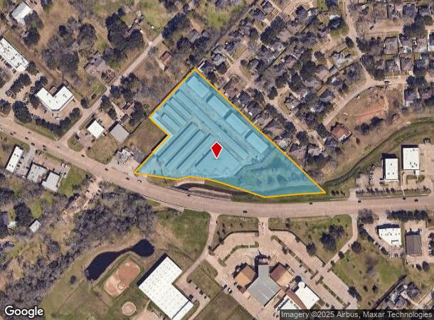 1919 Broadway St, Pearland, TX Parcel Map