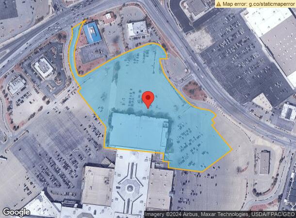  750 Sunland Park Dr, El Paso, TX Parcel Map