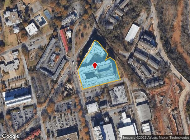  600 N Thomas St, Athens, GA Parcel Map