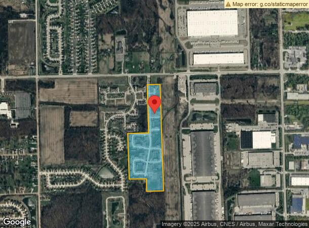  8107 Kirkridge St, Van Buren Township, MI Parcel Map