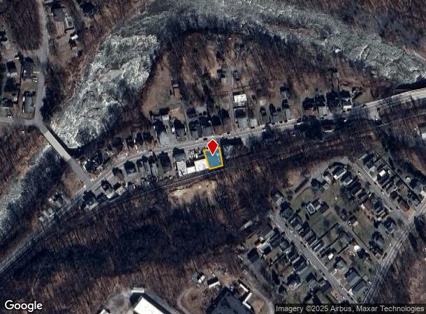  1206 S Main St, Old Forge, PA Parcel Map