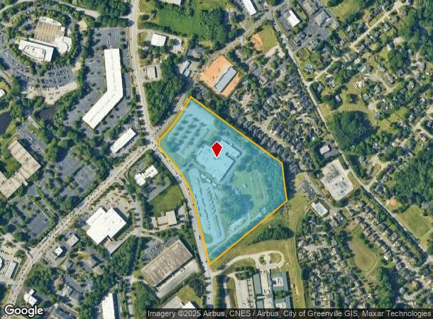  1120 E Butler Rd, Greenville, SC Parcel Map