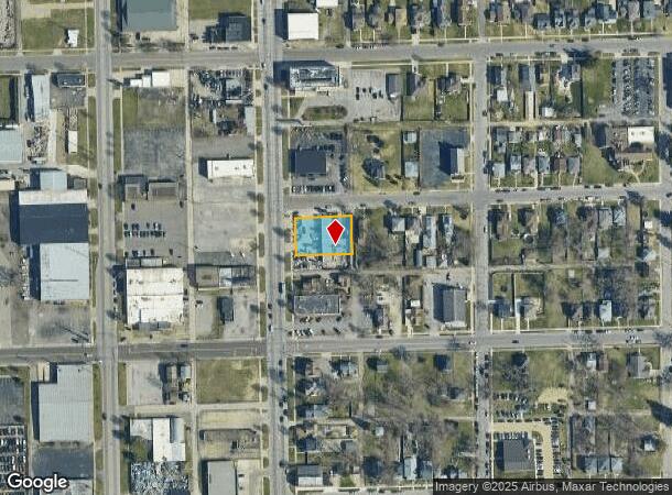  1502 S Michigan St, South Bend, IN Parcel Map