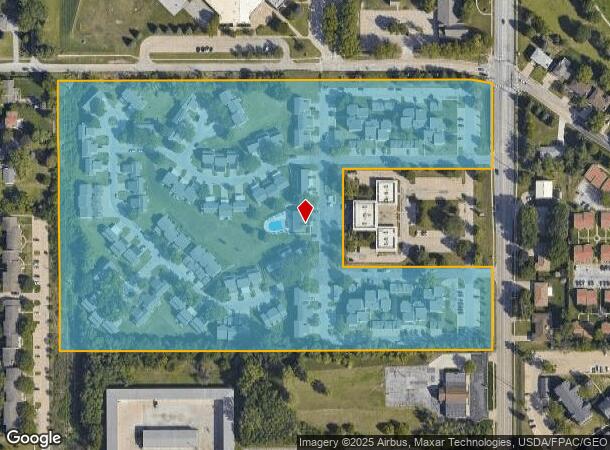  3816 N 109Th Plz, Omaha, NE Parcel Map