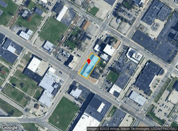  1614 Monroe St, Toledo, OH Parcel Map