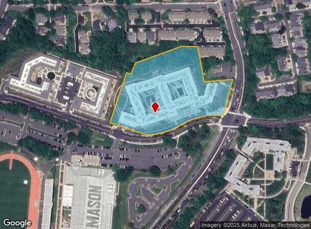 4500 University Dr, Fairfax, VA Parcel Map