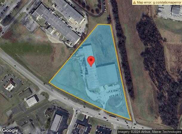  222 W John Rowan Blvd, Bardstown, KY Parcel Map