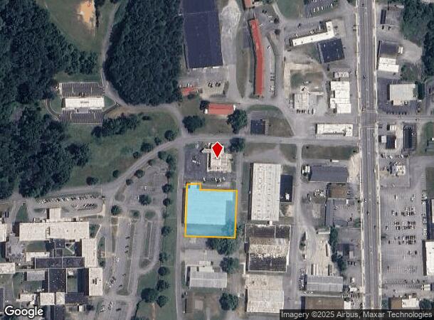  208 2Nd St, Fort Oglethorpe, GA Parcel Map