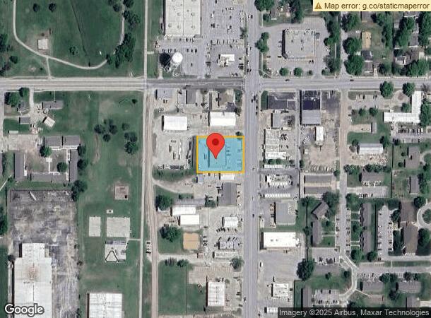  1518 S Main St, Ottawa, KS Parcel Map