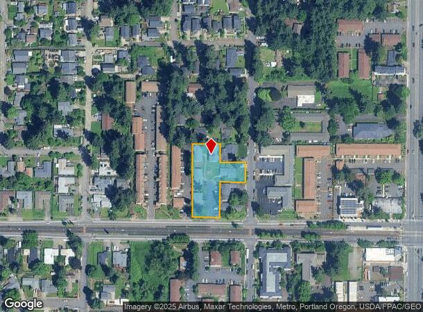  15851 E Burnside St, Portland, OR Parcel Map