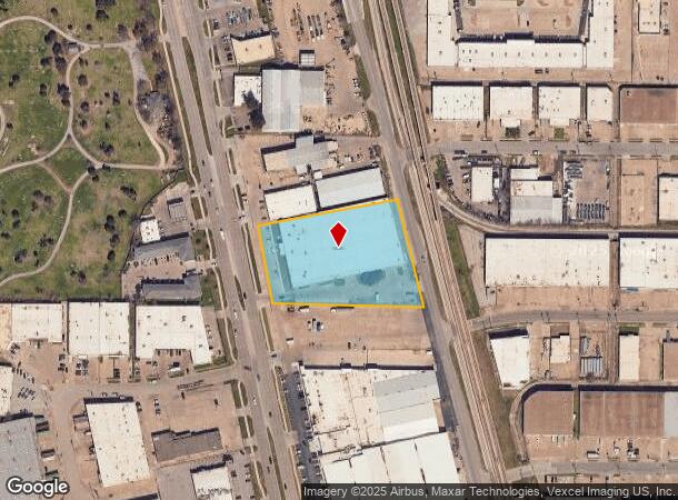  10930 Harry Hines Blvd, Dallas, TX Parcel Map