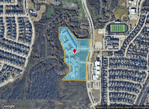  5857 Legacy Dr, Frisco, TX Parcel Map