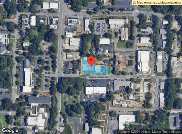  42 Oak St, Roswell, GA Parcel Map