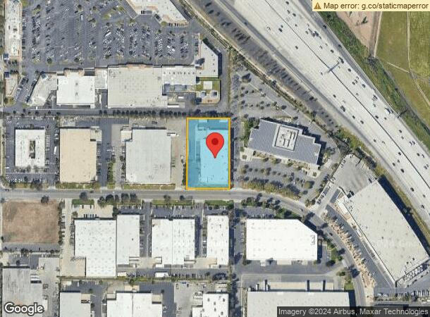  1161 California Ave, Corona, CA Parcel Map