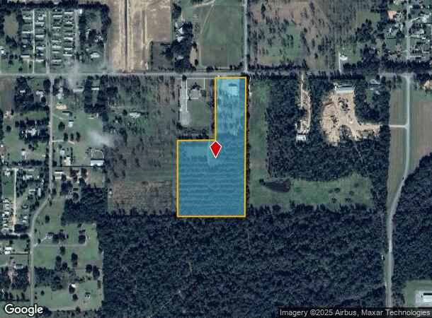 18464 Underwood Rd, Foley, AL Parcel Map