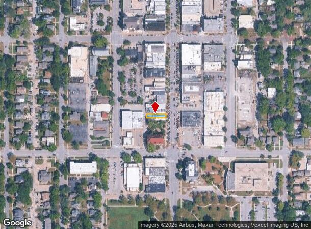  1033 Massachusetts St, Lawrence, KS Parcel Map